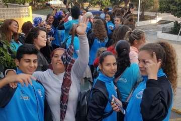 La  carroza anunciadora del Carnaval recorrió este miércoles el centro de la ciudad (Foto TA)